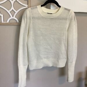 Express White Knitted Sweater